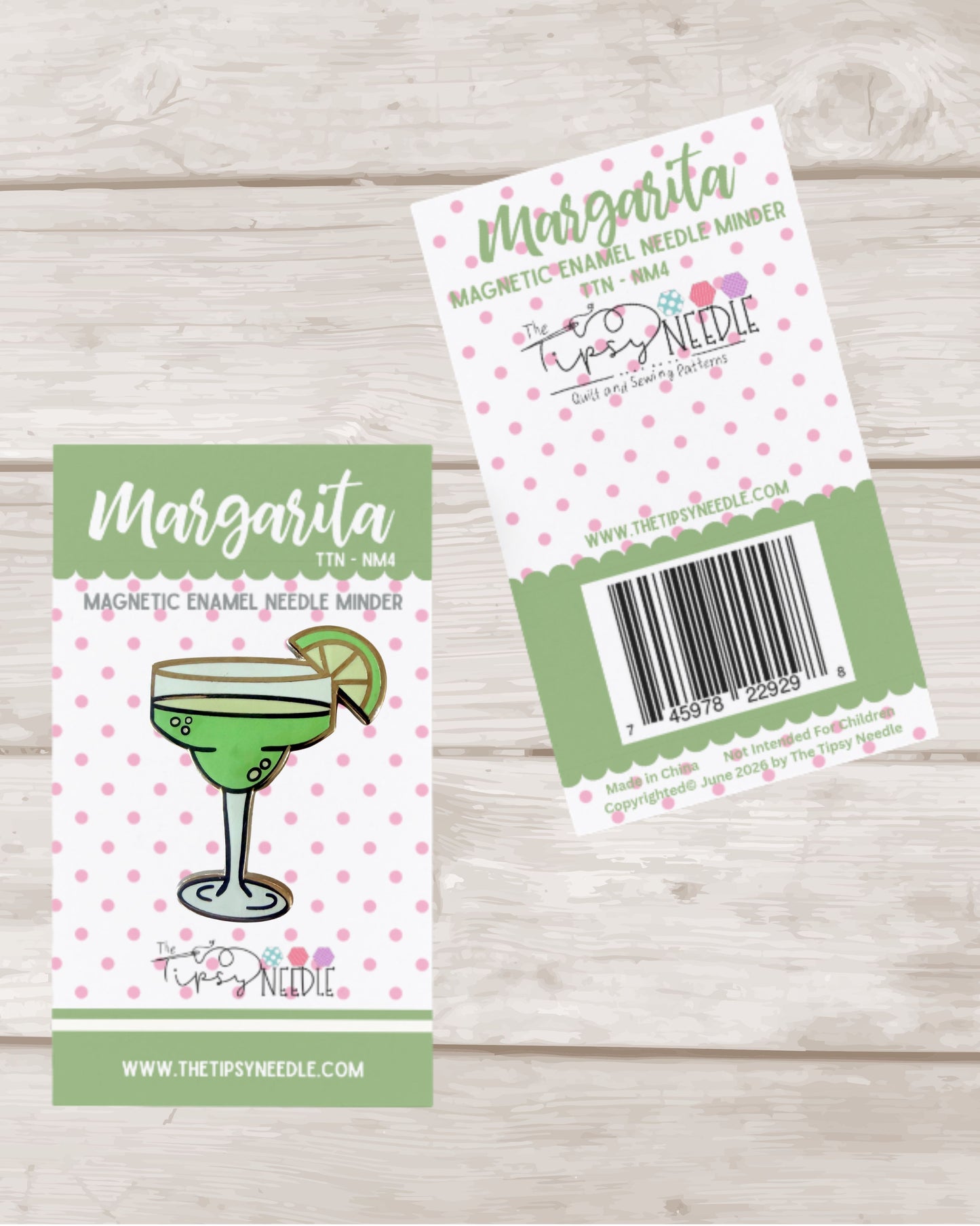 TTN- NM4 Margarita Glass Needle Minder
