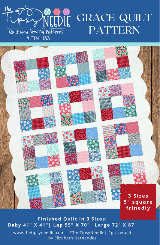 TTN-133 Grace Quilt Pattern Printed