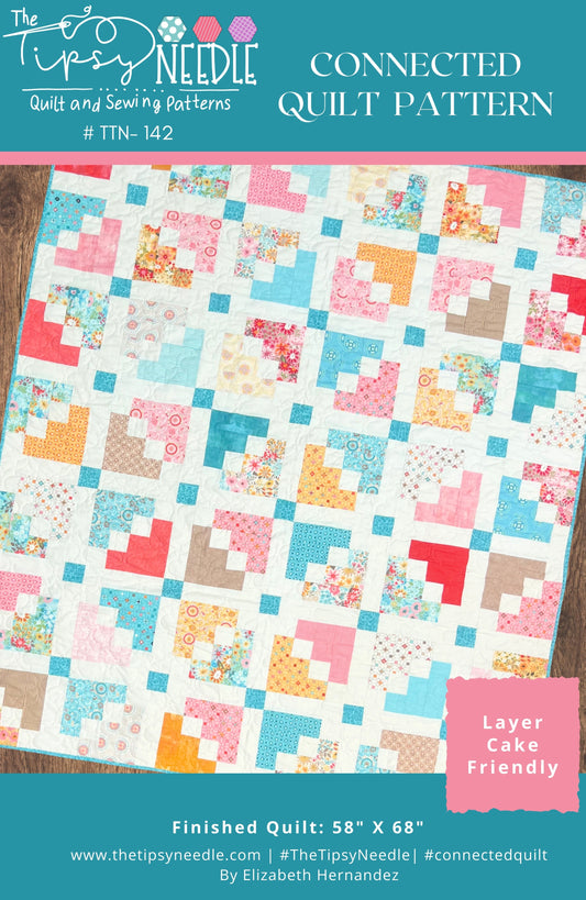 TTN-142 Connected Quilt Printed Pattern