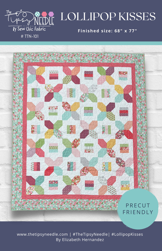TTN-101 Lollipop Kisses Digital PDF Quilt Pattern