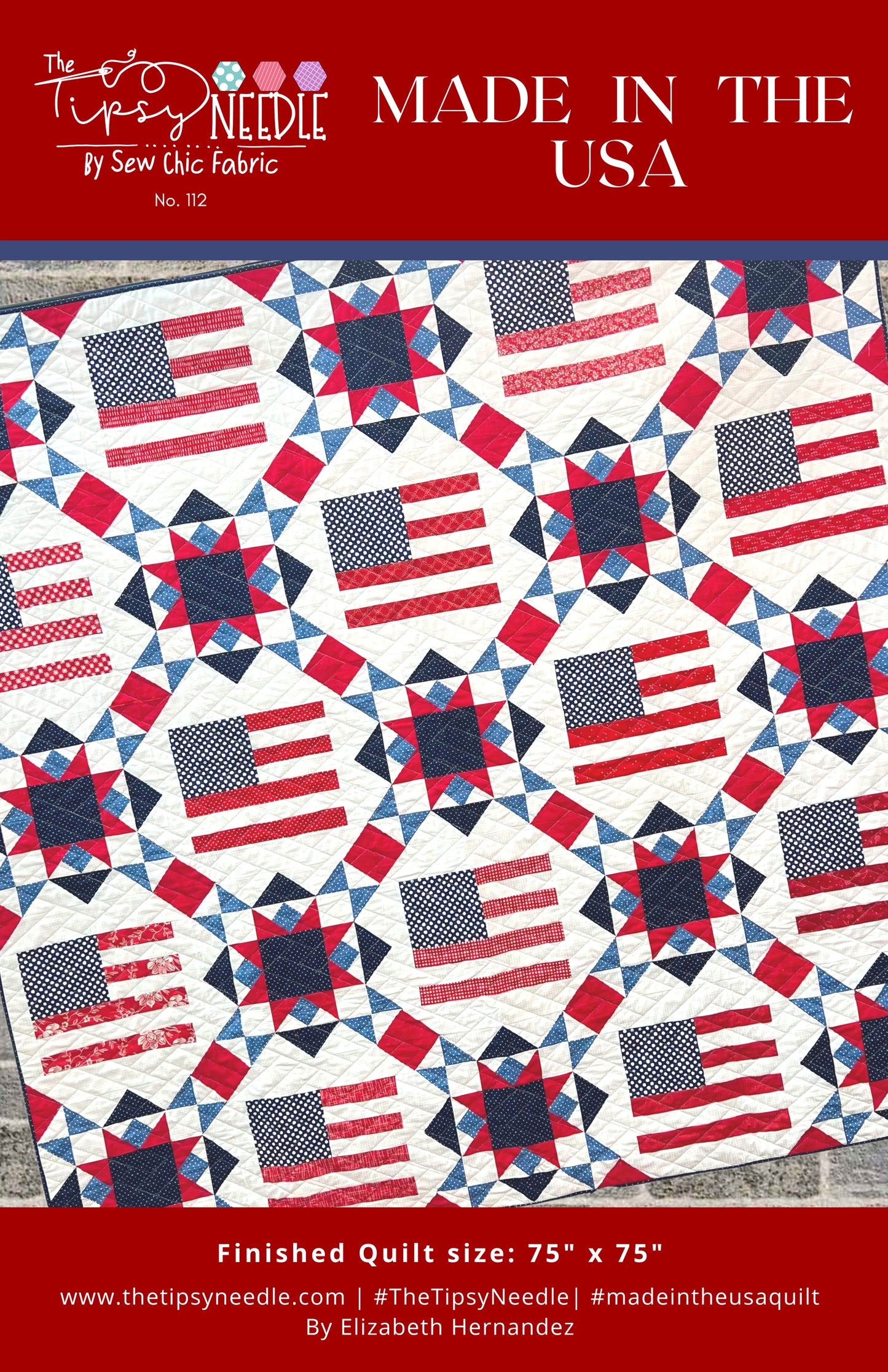 TTN-112 Made In The USA Printed Quilt Pattern