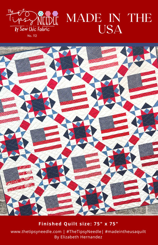 TTN-112 Made In The USA Printed Quilt Pattern