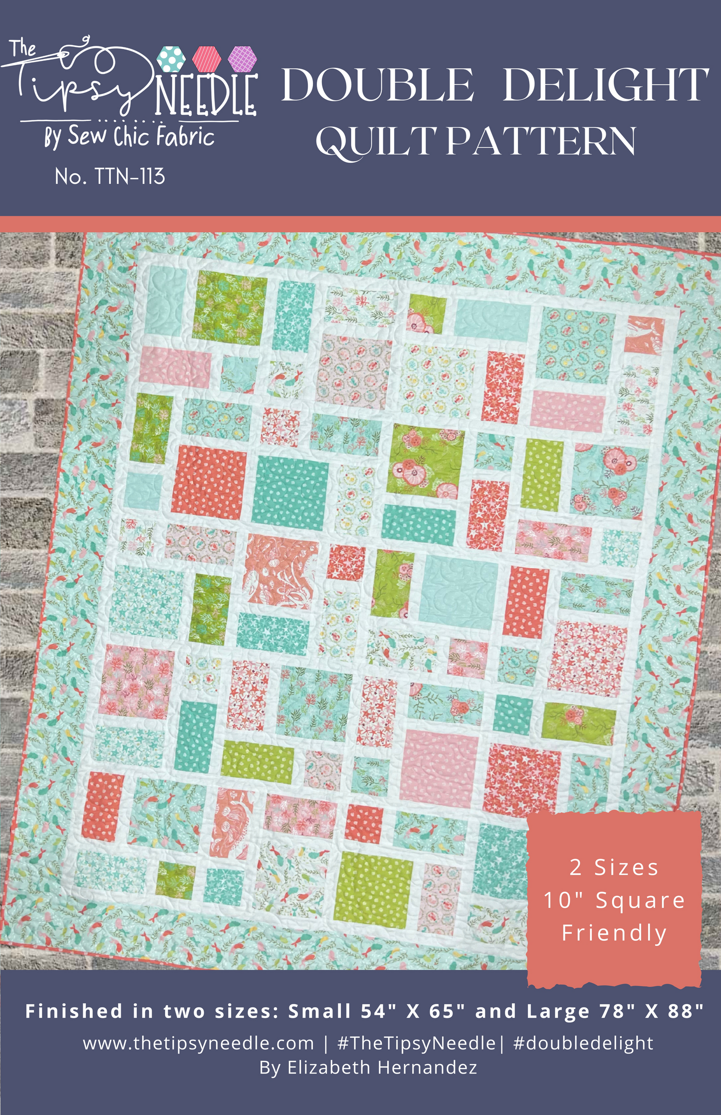 TTN-113 Double Delight Digital PDF Quilt Pattern